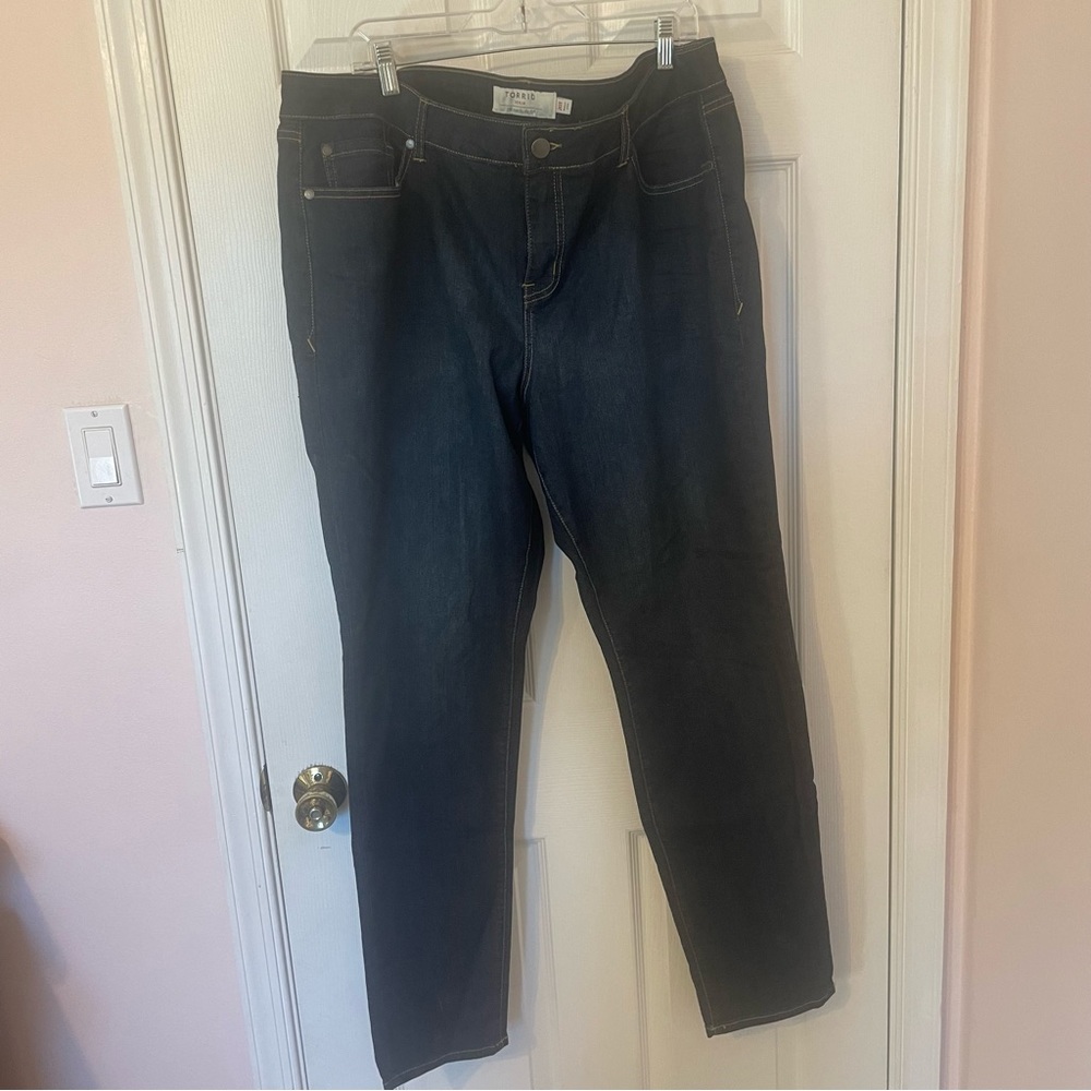 Torrid Denim Straight Leg Jeans Dark Wash
